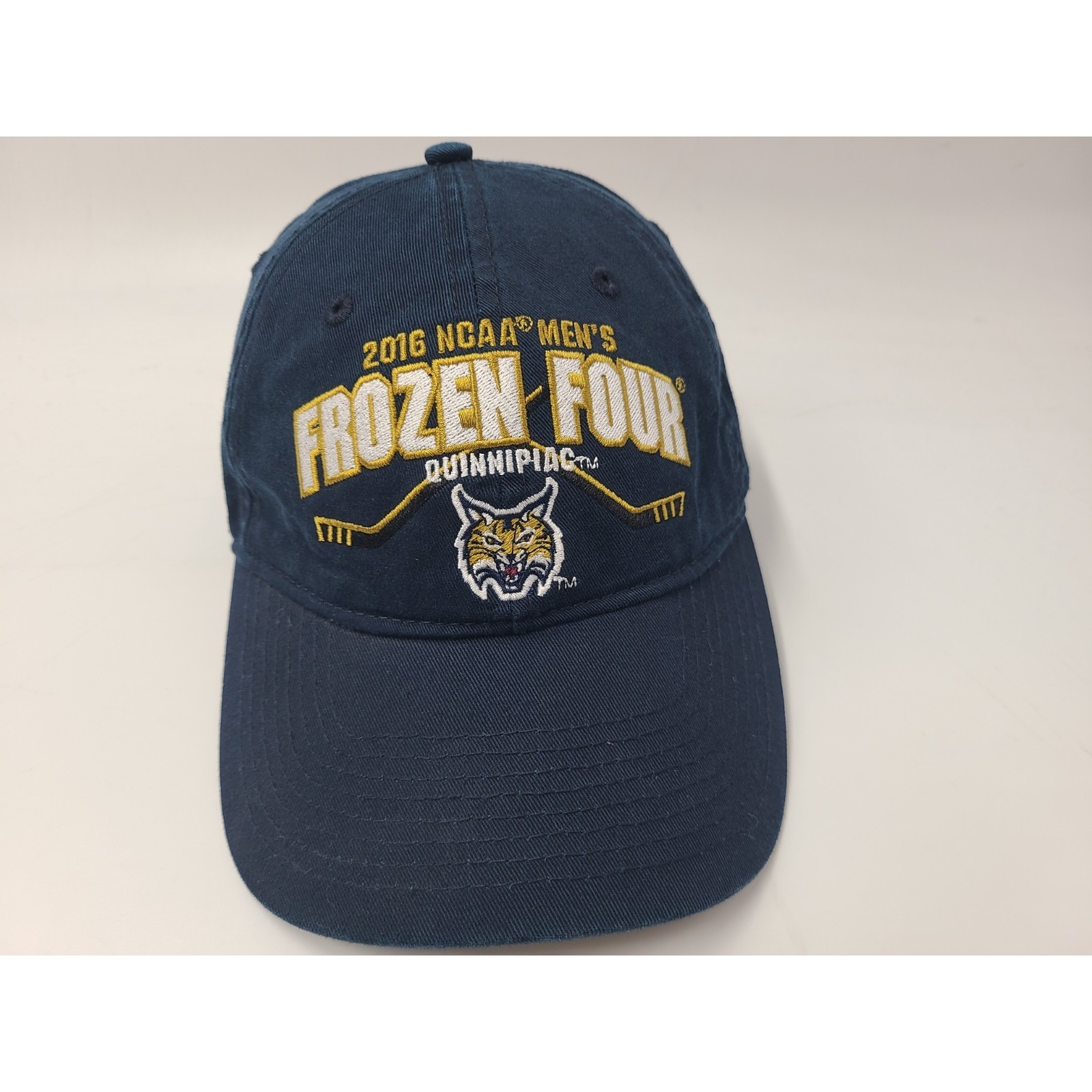Quinnipiac University Bobcats 2016 Frozen Four Strapback Adjustable Hat Cap Ncaa